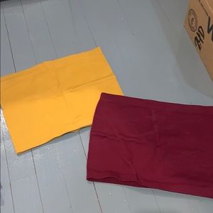 Two Pack of tube tops